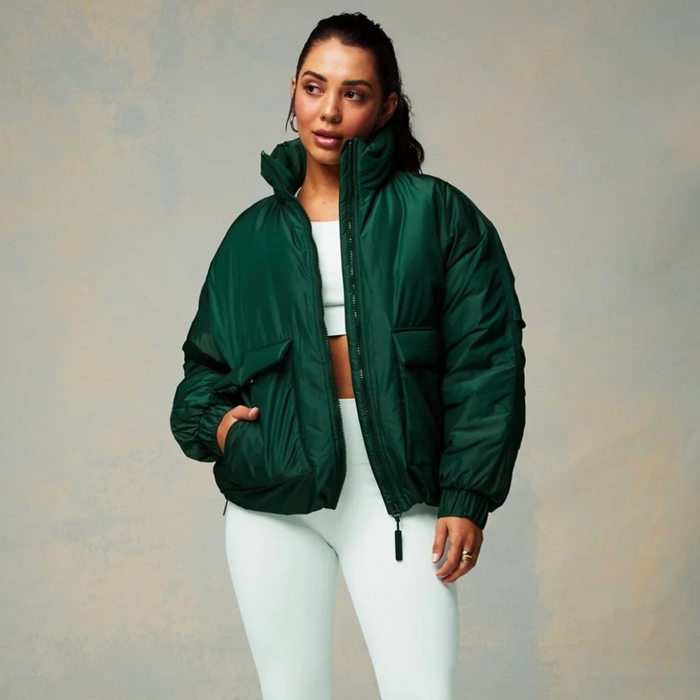 Fabletics ๐๐โ๏ธGreen All Weather Jacket - Sz Small -NWT - Picture 5 of 10